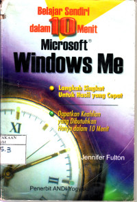 Image of Belajar sendiri dalam 10 menit Microsoft Windows Me