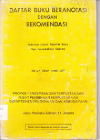 Image of Daftar Buku Beranotasi dengan Rekomendasi