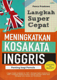 Image of Langkah Super Cepat Meningkatkan Kosakata Inggris