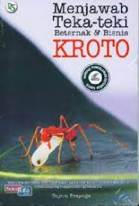 Image of Menjawab Teka teki Beternak dan Bisnis Kroto
