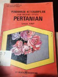Image of Pendidikan Keterampilan Sub Bidang Studi Pertanian